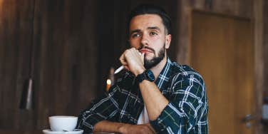 5 Things You Must Know About A Man's Mind Before You Can Love Him man sitting at cafe