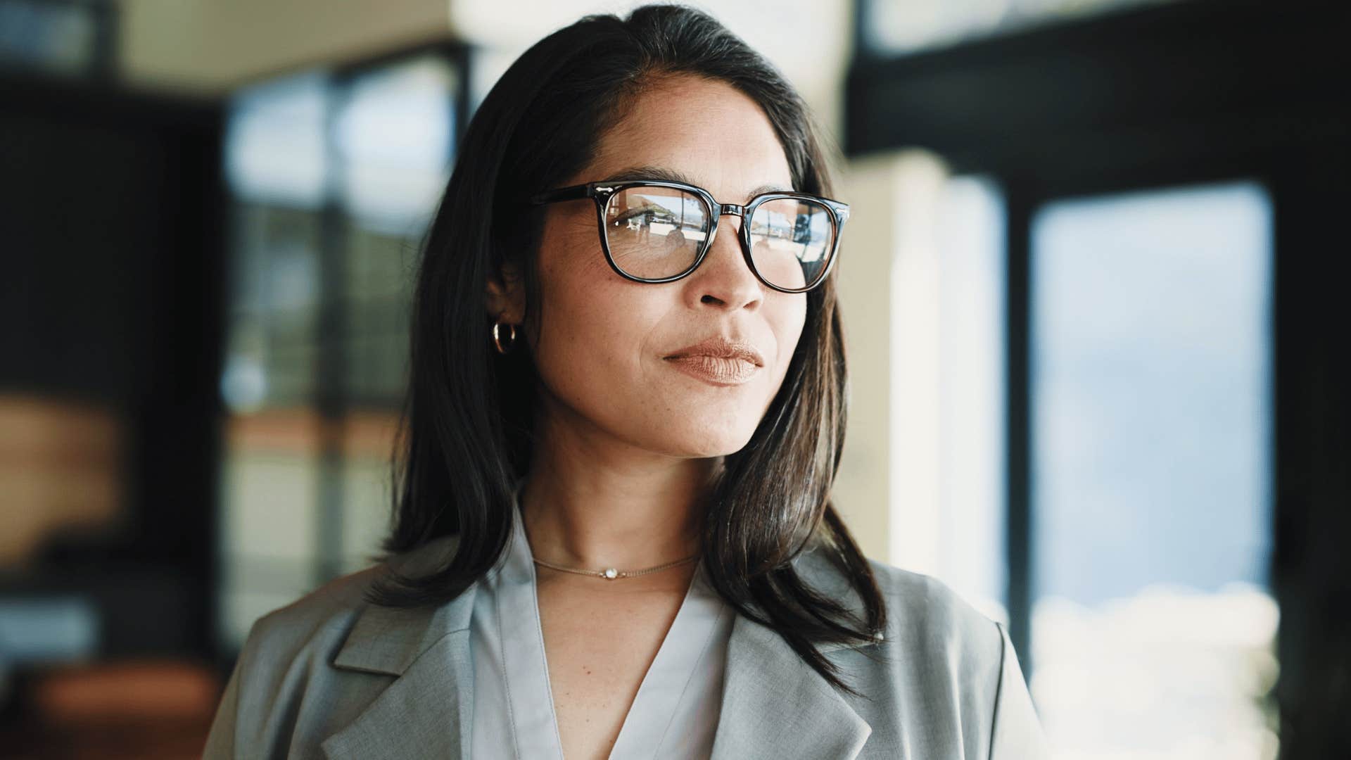 woman who is a deep thinker spending her time reflecting