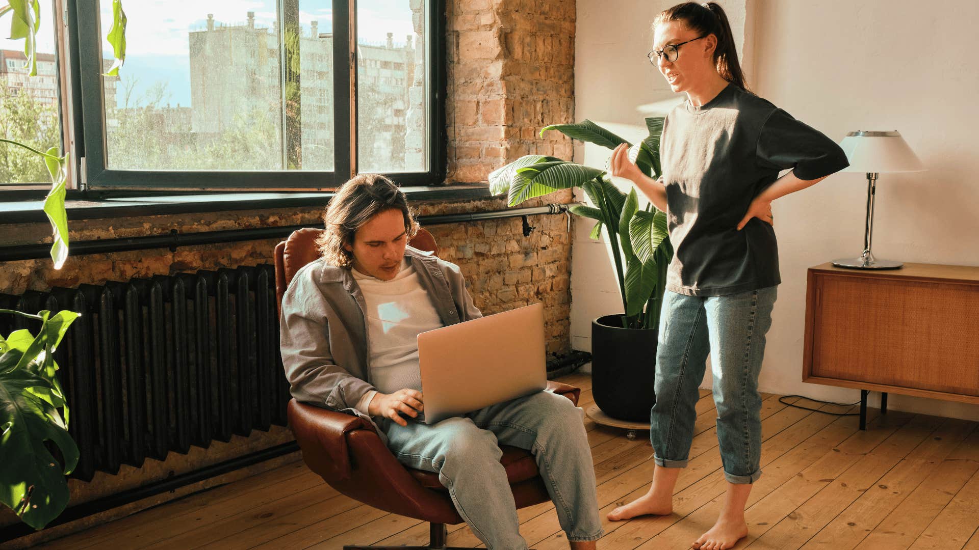 man fearing being overwhelmed by feminine energy