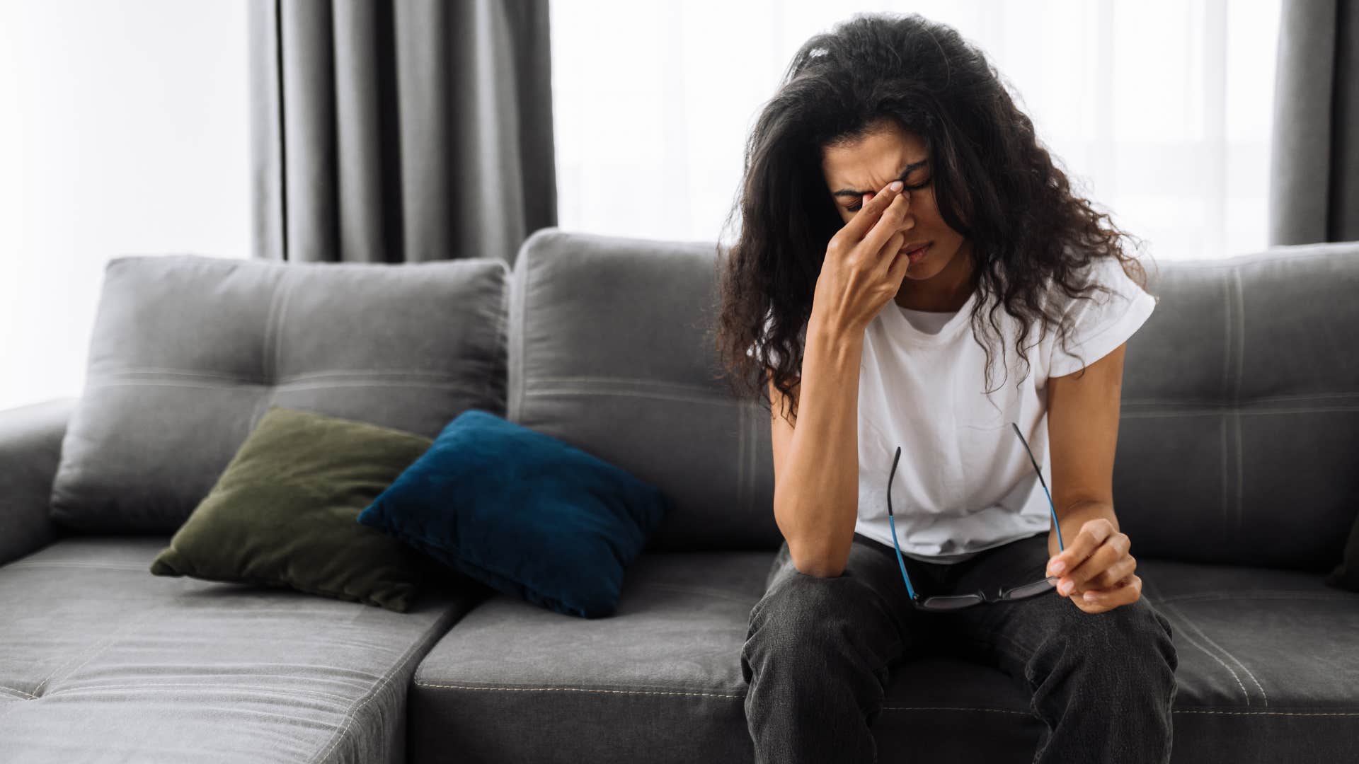 woman who is deeply empathic as she has foresight into things about to go wrong
