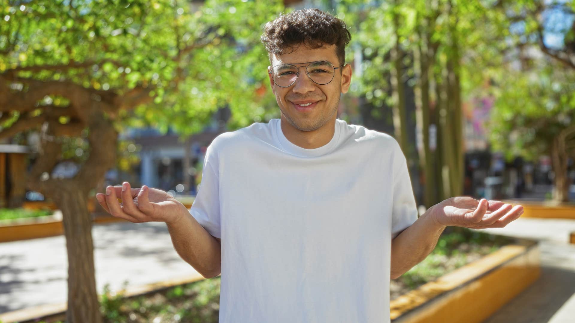 young man shrugging saying it is what it is