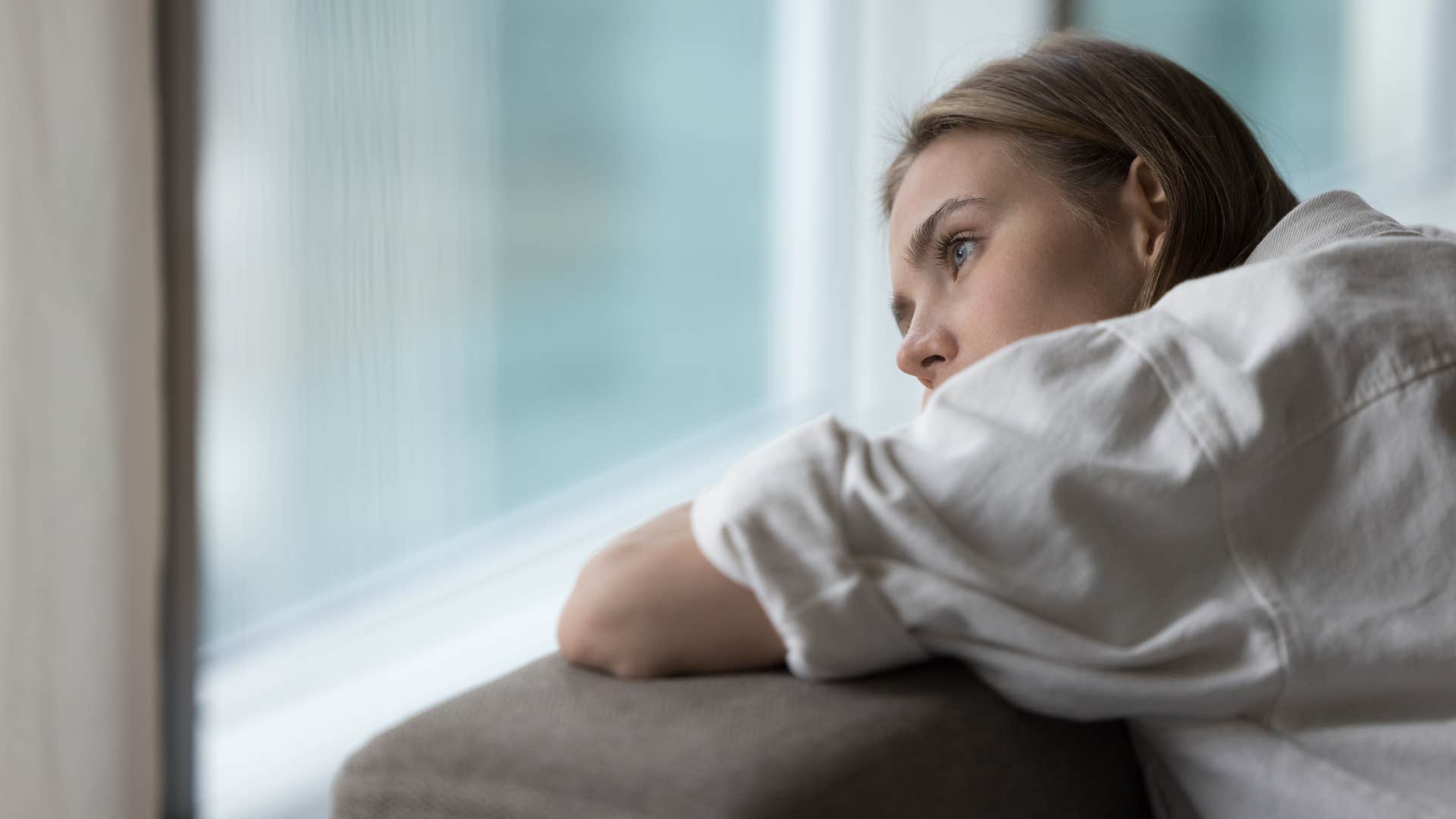 woman whose heart starts racing as she is patient to regain control